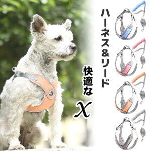 着せやす 抜けない 簡単 快適 軽量 お出かけ 散歩 リードセット 犬具 リード付き 老犬 中型犬 小型犬 胴輪 負担軽減 ハーネス 犬