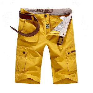 カーゴパンツ アウトドア 夏 短パン ゆったり 大きいサイズ カジュアル メンズ ハーフパンツ 父の日 ゴルフ ショートパンツ 綿