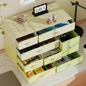 鏡台スキンケア用品口紅物置棚 デスクトップ収納 大容量 化粧品収納ボックス 卓上収納 引き出し収納 仕切りボック 多種類卓上型