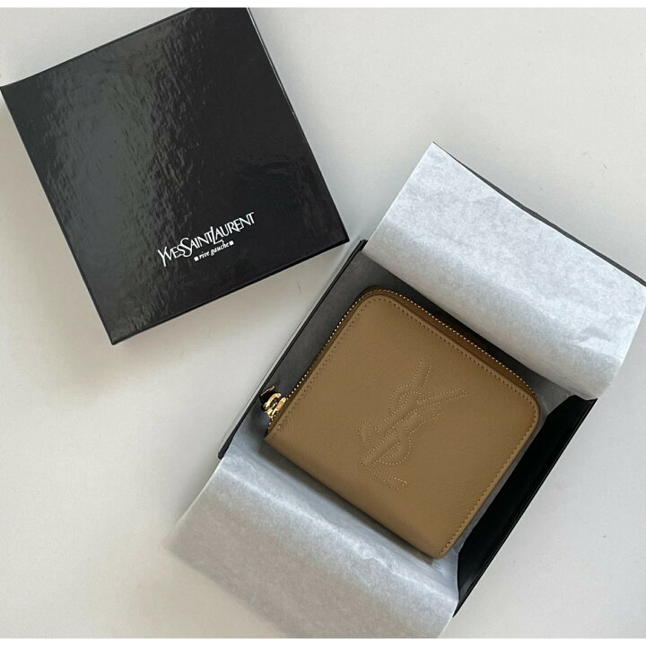 楽天市場】SAINT LAURENT サンローラン イヴサンローラン 二つ折り財布 