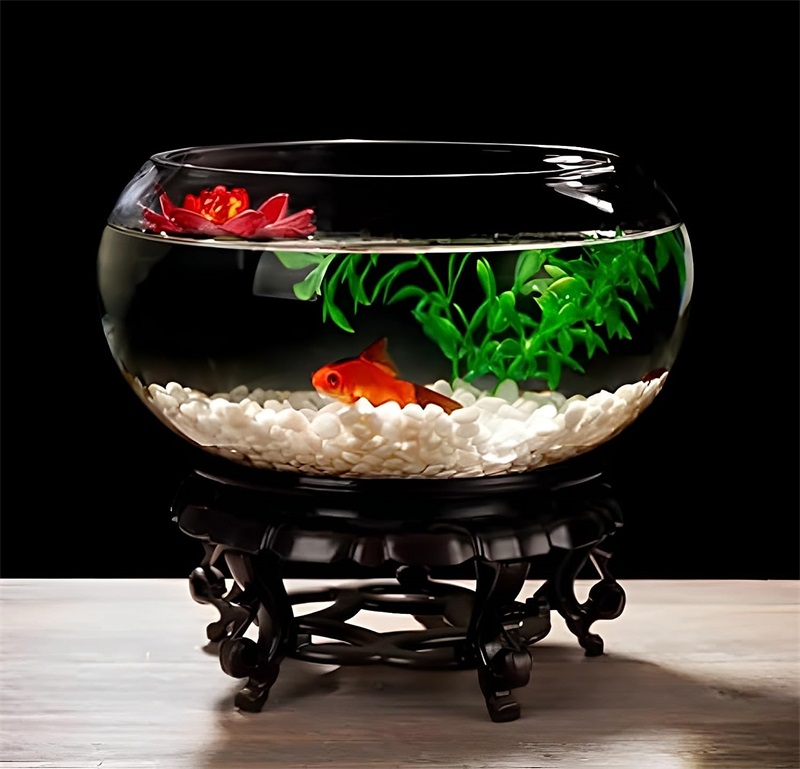 楽天市場】テラリウム 観葉植物 金魚鉢 丸型金魚鉢 水槽 小型水槽 飼育