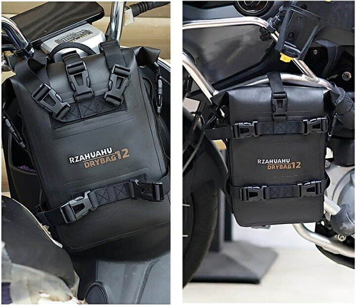 オートバイフレームバッ 虎800 フレーム クラッシュバー 防水ツール修理バッグ オートバイアクセサリー バイク用 シートバッグ