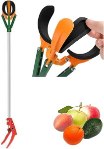 伸縮式高枝鋏 フルーツピッカー たかえだフルーツピッカー 高枝鋸 果物取り ガーデン 3WAY 強いチャック 枝切り鋏 加長形 軽量 多機能 高枝果物キャッチャー フルーツキャッチャー 軽量 高枝