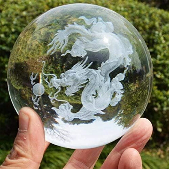楽天市場】龍 水晶玉 置物 2024 台座付き 水晶 ドラゴン 風水 龍 竜 