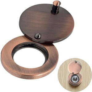 ドアスコープカバー 鍵穴カバー 玄関 セキュリティ のぞき穴 カバー 取り付け簡単、盗難防止ドアキャットアイカバー、覗き穴防止、家庭、オフィス、ホテルの覗き穴防止カバーに最適