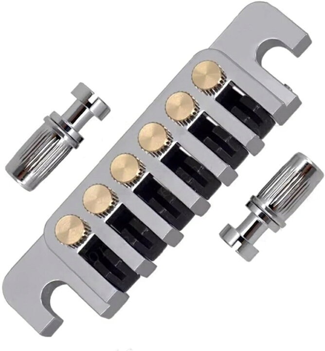 ギターブリッジプルプレート交換用ギターブリッジストッププレートエレクトリギターブリッジストップテールピーストレモロが永続的 ギターブリッジプルプレート  エレキギターブリッジストップテールピーストレモロブリッジストッププレートエレキギターアクセサリー ... ローラーサドルギターブリッジストップレバーテールピース ギターブリッジパーツ