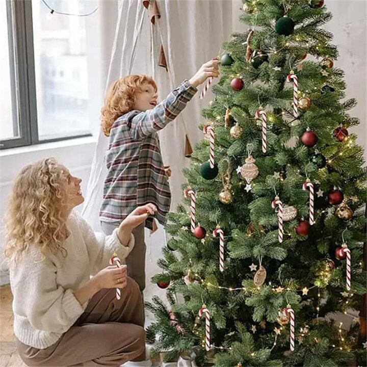 楽天市場】クリスマス キャンディケーン オーナメント 6個セット 