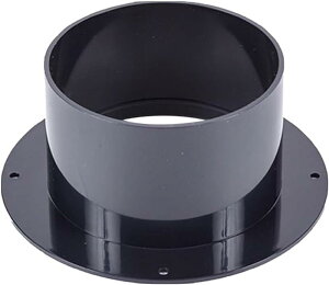 ダクトコネクター ストレートパイプフランジ 換気システム用 100mm 125mm 150mm パイプ用フランジ コネクター 換気パイプ用 継手 換気口 ダクトホース用配管部品