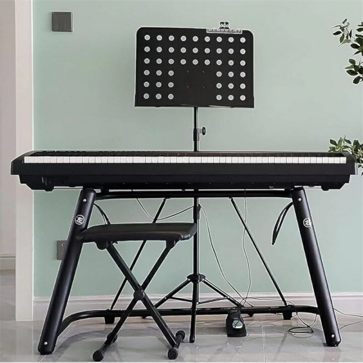 楽天市場】電子ピアノ キーボード台 スタンド 楽器 U型、 88鍵 76鍵 73 