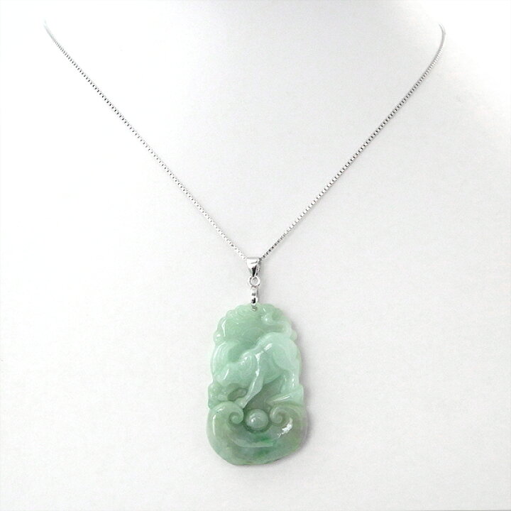 楽天市場】5月誕生石 干支で選ぶ ミャンマー産本翡翠彫刻ペンダント  