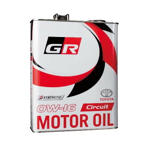 08880-13605yTOYOTAzGAZOO Racing GR MOTOR OIL Circuit 0W-16 4L GWIC