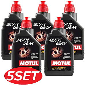 �y������5�{�Z�b�g�z109055 MOTUL (���`���[��) MOTYL GEAR ���[�`�� �M�A 75W90 1L ���w�����M�A�I�C��