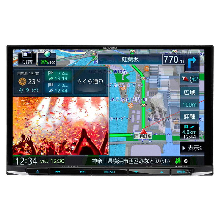 ケンウッド 地上デジタルTVチューナー/Bluetooth内蔵 DVD/USB/SD AVナビゲーション 大画面8V型インダッシュモデル MDV-M812L KENWOOD　彩速ナビ KENWOOD カーナビゲーション 彩速ナビ【7V型/地上デジタルTVチューナー/ Bluetooth内蔵DVD/USB/SD AVナビゲーションシステム】  MDV-S711HD | ノジマオンライン