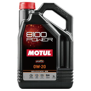 112001 MOTUL (`[) 8100 POWER (p[) 0W20 SN PLUS 5L 100% w GXe GWIC