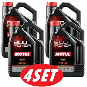 y4{Zbgz112003 MOTUL (`[) 8100 POWER 5W30 SN PLUS 5L 1 100% w GXe GWIC