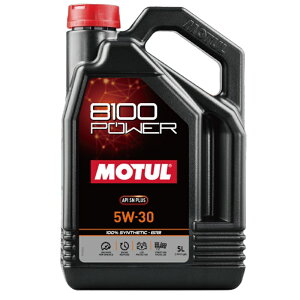 112003 MOTUL (`[) 8100 POWER (p[) 5W30 SN PLUS 5L 100% w GXe GWIC