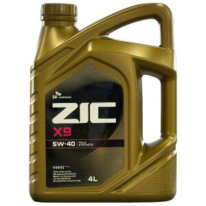 y4LzSK ZIC 5W-40 SP X9 GWIC ACEA:A3/B4 S VHVI(Group3) 1310018 5W40