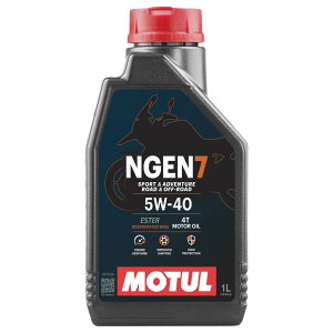 113941 MOTUL (モチュール) NGEN 7 4T 5W40 1L バイク用 全合成油 再精製油 エステル配合 環境負荷低減 CO2削減 エンジンオイル