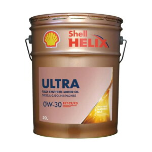 y݌Ɂzy20Ly[ʁzVFqbNX Eg ECT 0W-30 SN C2/C3 S Shell Helix Ultra ECT AԗpGWIC