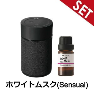【ホワイトムスクセンシュアルオイルセット】L10004+L10013 CARMATE ブラング 噴霧式フレグランスディフューザー2 ブラック