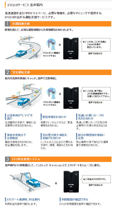 楽天市場】DENSO ETC2.0車載器 DIU-A010 セットアップなし GPS付発話型 