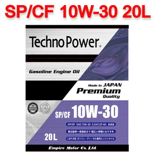 y{zTP-SPCF10W30-20 Techno Power eNmp[  SP/CF 10W30 20L K\EfB[[GWpIC