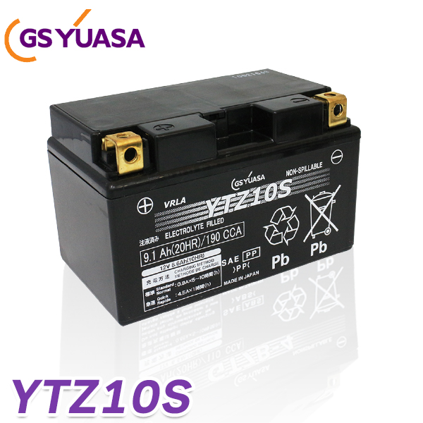 楽天市場】バイク バッテリー YTZ10S 国産級品質 ユアサ (互換: YTZ ...