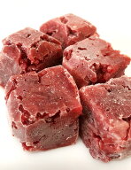 馬肉ミンチ角切り 1kg ペットフード 生肉 lawfood