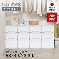 フィッツケース モノ 53サイズ ホワイト 中が見えない 透けない fits 衣装ケース 収納ケース 収納ボック…