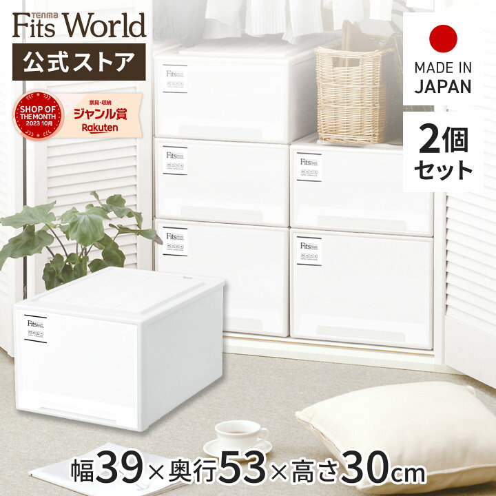 楽天市場】フィッツケース モノ クローゼット L-53 2個セットfits 衣装 