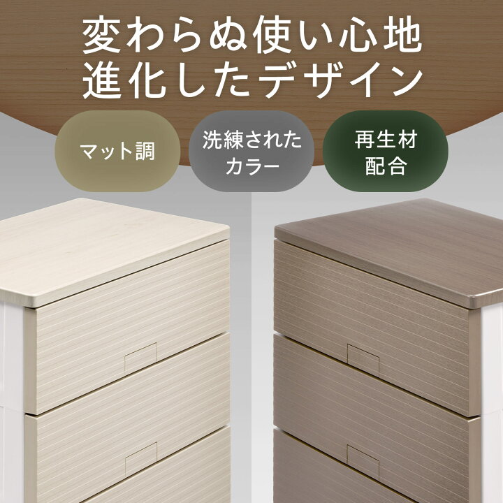 楽天市場】チェスト 衣装ケース 収納ケース 衣類収納 フィッツチェスト 