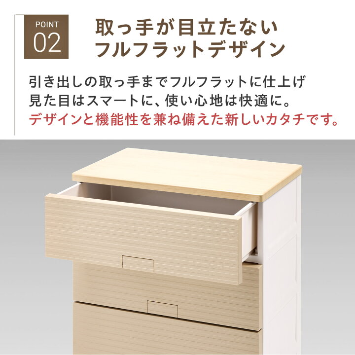 楽天市場】チェスト 衣装ケース 収納ケース 衣類収納 フィッツチェスト 