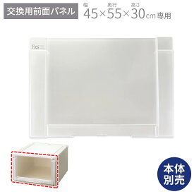 フィッツユニットケース 4530専用 前パネルフィッツ ユニット 収納 ケース 奥行55 幅45 fits プラスチック 天馬 日本製