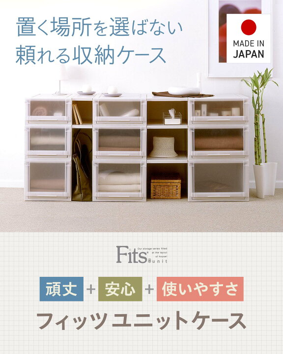 楽天市場】フィッツユニットケース 4025 2個セットホワイトフィッツ 