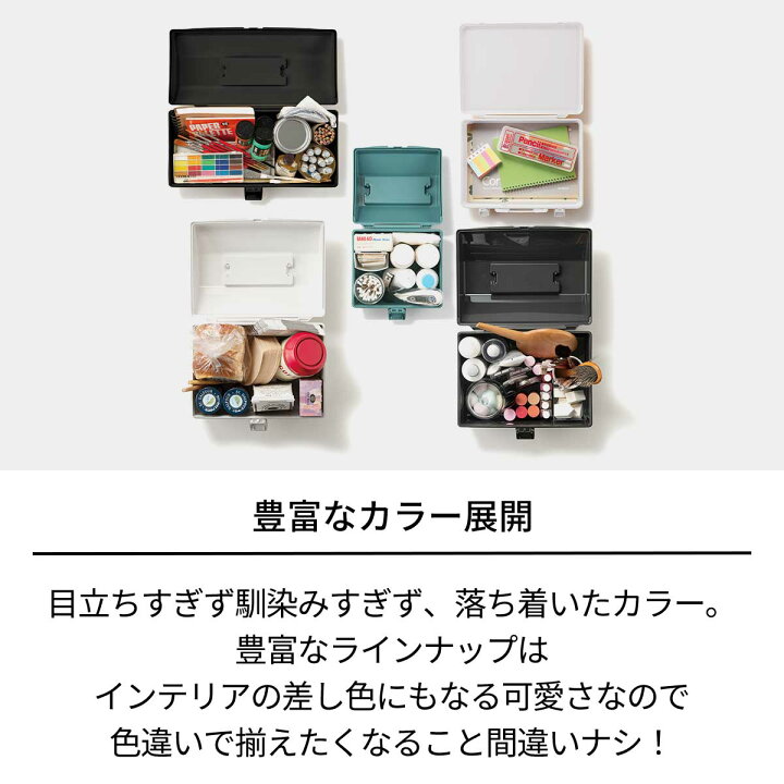 楽天市場 クーポン対象外 ハコット Hacotto L 道具箱 ツールボックス 収納ボックス 工具箱 裁縫箱 Diy ハンドメイド フタ付き 取っ手 ガーデニング アウトドア 工具入れ レトロ かわいい おしゃれ プラスチック 天馬 テンマフィッツワールド楽天市場店