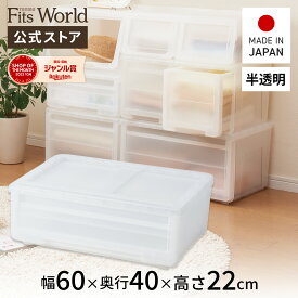 プロフィックス カバゾコ 60 クリア収納ケース 衣装ケース 収納 ケース ボックス 引出し 引き出し 積み重ね プラスチック 天馬 公式 公式店 日本製