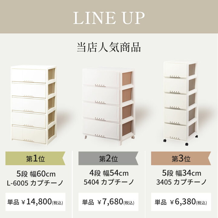 楽天市場】プロフィックス ルームケース 3405 カプチーノ洗面所 収納 