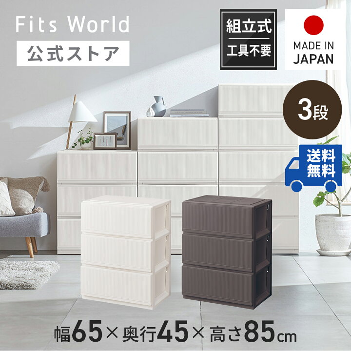 楽天市場】プロフィックス スタイルケース組立式 6503深型 ホワイト 