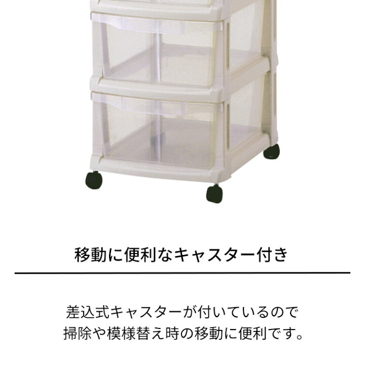 楽天市場】ユニフィット 組立式5段収納ケース プラスチック 引き出し 