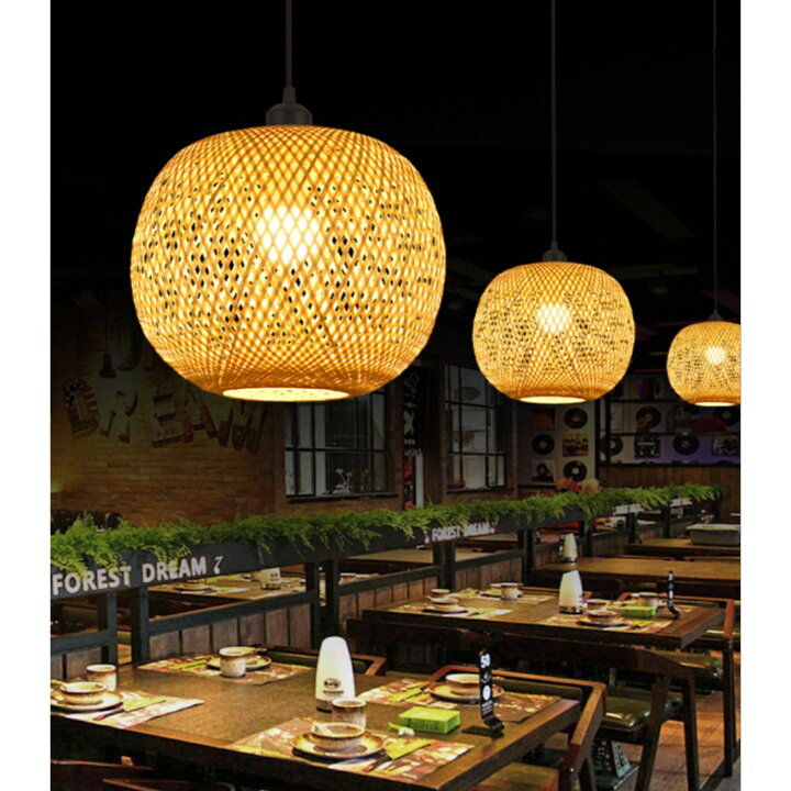 吊りランプ 天然木 LED 工業風 【バスウッド】 天井照明 錬鉄製1 ?