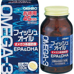 �I���q�� �t�B�b�V���I�C�� 180�� ORIHIRO DHA EPA �ܗL ���� ���� �T�v�������g �I���K3 ���b�_ ���N �ێ� �h�{�⏕�H�i �\�t�g�J�v�Z�� ���� ���b �΍� �����K�� ���P ��45���� ���݂₷�� ���{�� 