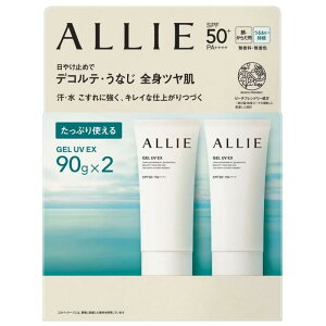 �i2�Z�b�g ���Ă��~�� ALLIE �A���B�[ �N���m�r���[�e�B �W�F��UV EX 90g×2 SPF50+ PA++++ ��E���炾�p�j�J�l�{�E �A���[ ���₯