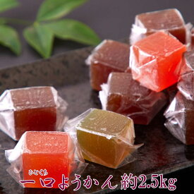 【送料無料】一口ようかん 500g×5 個包装 | ようかん 一口羊羹 羊羹 和菓子 あんこ おやつ 小倉 スイーツ お菓子 一口サイズ お徳用 大容量 大量 得用 詰め合わせ セット プチギフト お茶請け お彼岸 お供え ギフト 贈答用 ご自宅用 文化祭 お配り ばらまき 退職 業務用