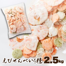 【送料無料】えびせんべい4種 500g×5 | 海老 エビ えびせん 煎餅 せんべい 姿焼 玄米 青さ おつまみ 家飲み 和菓子 業務用 国産 お菓子 おやつ 油菓子 大容量 お徳用 イベント ギフト 贈答用 お返し 贈り物 退職 引っ越し 挨拶 お年賀 プレゼント 敬老の日 母の日 父の日