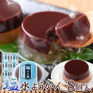 【2026/10/28賞味】塩水ようかん (8個) 羊かん 水羊羹 あんこ 小豆 和菓子 おやつ お茶請け 訳あり 賞味…