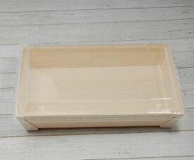 送料無料 200個パック エコウッド容器 FA-410B/FA-410F 透明ふたタイプ　長方形　木　わっぱ　弁当箱　175×121×高さ40ミリ白木　オーガニック　弁当　ちらしずし　おはぎ　和菓子　デリ　ファルカタ　テイクアウト　使い捨て　業務用　人気　法人対応　SDGs