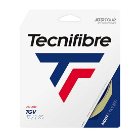 【12Mカット品】テクニファイバー TGV ナチュラル (1.25mm/1.30mm)硬式テニス マルチフィラメントガット(Tecnifibre TGV 1.25 1.30)