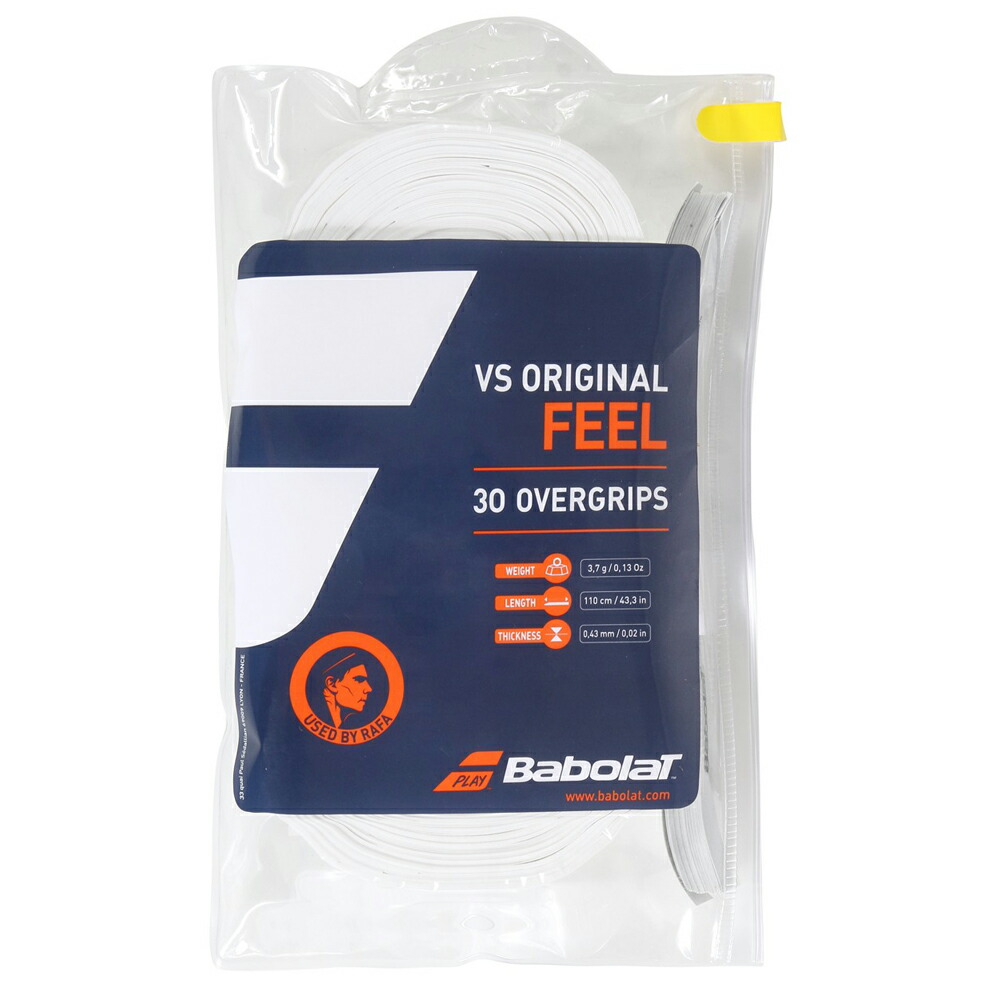 バボラ Babolat テニスグリップテープ VSオリジナルX30（リール）VS ORIGINAL X30 オーバーグリップ 657003