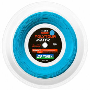 ���l�b�N�X �|���c�A�[ �G�A 200M���[��(1.25mm) �d���e�j�X�K�b�g �|���G�X�e���K�b�g(YONEX POLY TOUR AIR 200M Reel)