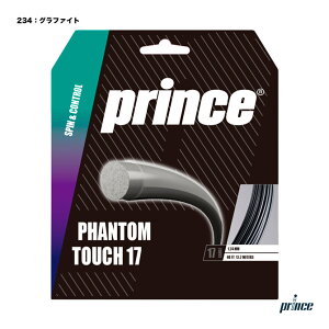 プリンス prince テニスガット 単張り ファントム タッチ 17(PHANTOM TOUCH 17) 124 グラファイト 7JJ040(234)